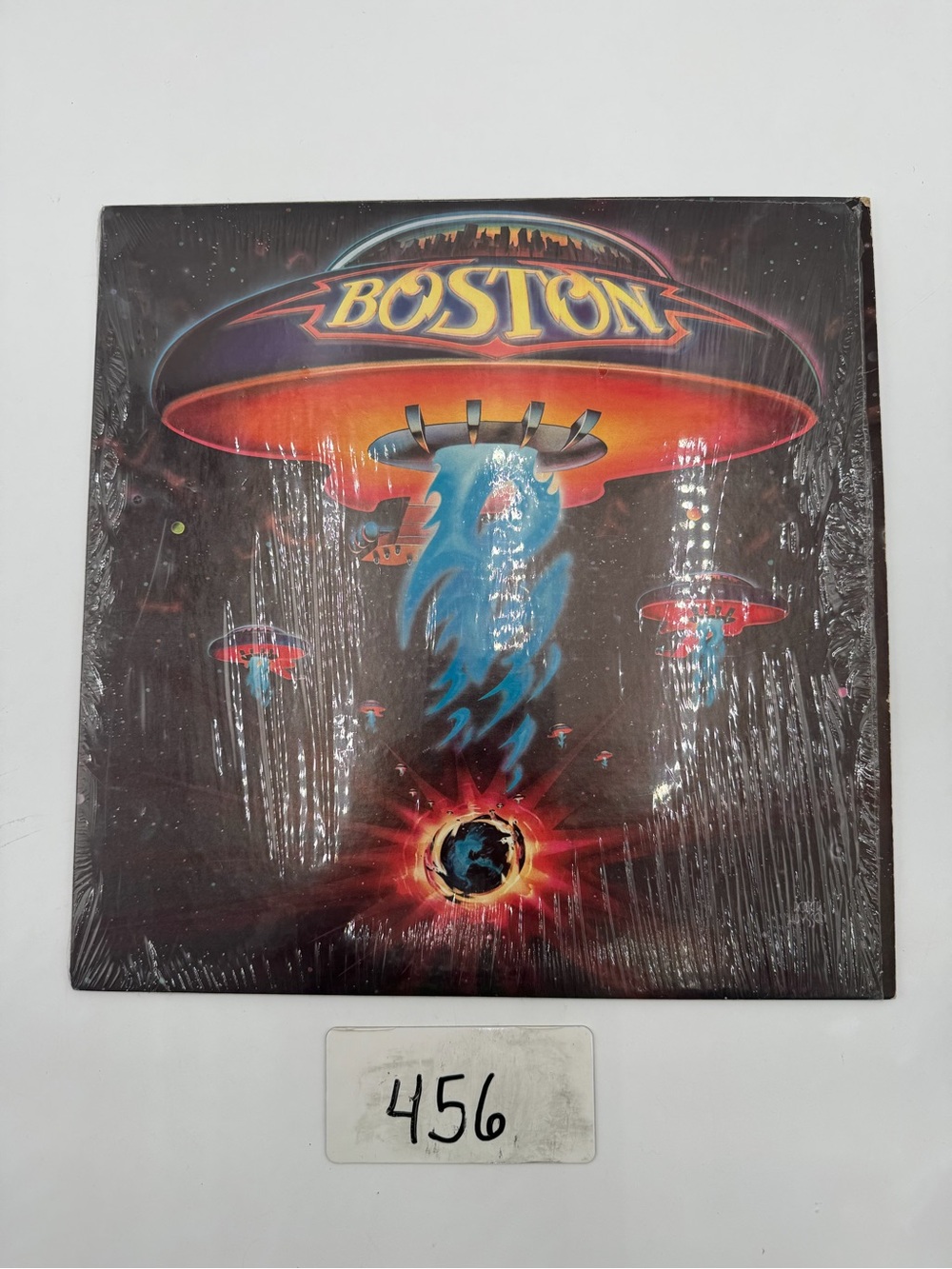 Vintage Boston Self Titled Vinyl Record LP 1976 Epic Classic Rock Album